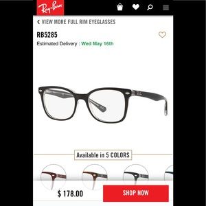 Authentic Ray Ban Glasses